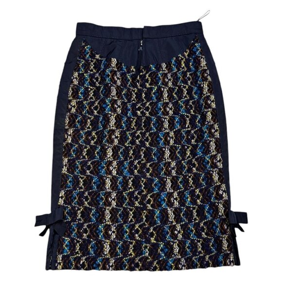 LOUIS VUITTON STUNNING Vintage WOOL & SILK Luxury Designer Skirt Size 4 Small - Picture 4 of 10